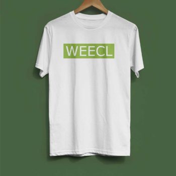 Tee shirt blanc weecl CBD